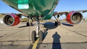 Запуск двигателя на Аэробусе А320 #A320 #startengine