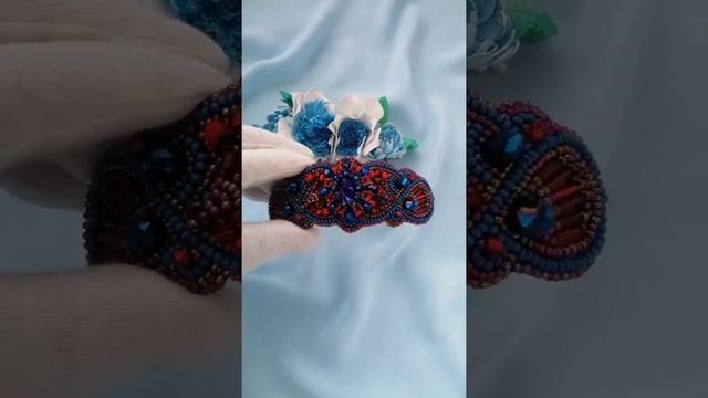 Красивая заколка ручной работы для густых волос. French Large Hair Barrette ???