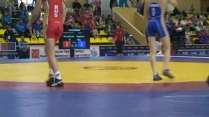 ЧР по женской борьбе 2013 48 кг. Чепсаракова - Фёдорова