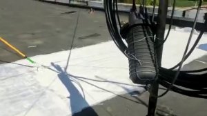 Гидроизоляция протекающей крыши светостойкой мастикой Адгеzика С500 с армировкой геотекстилем