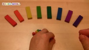 ГУСЕНИЦА - Лепим из пластилина | Видео Лепка