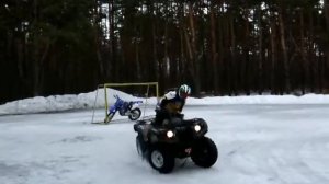 Yamaha WR400f vs Stels ATV700H