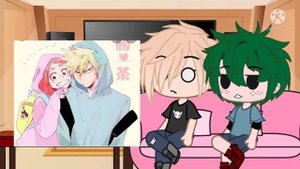 deku and bakugo react to cursed ship || bakudeku ? || gacha club