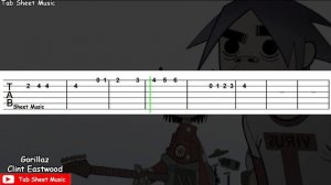 Gorillaz - Clint Eastwood Guitar Tutorial