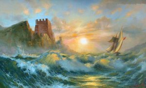 "Море бывает разное…" Морские пейзажи Александра Милюкова.