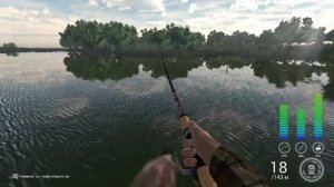 Трофейный Красный Горбыль на озере Эверглэйдс Fishing planet PS4