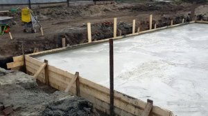 Заливка плиты