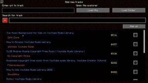Minecraft 1.16.5 - Music Player mod