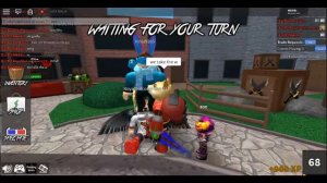 PLaying mm2 with ninja and unicorn!!!(part 1)