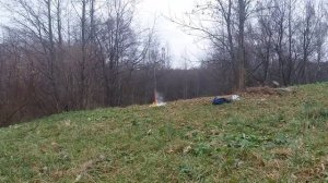 Запуск самодельной ракеты, взрыв двигателя