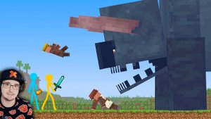 Анимация vs. МАЙНКРАФТ ► ТИТАН - Ep 23 ( Animation vs. Minecraft ) Titan Ravager | Реакция