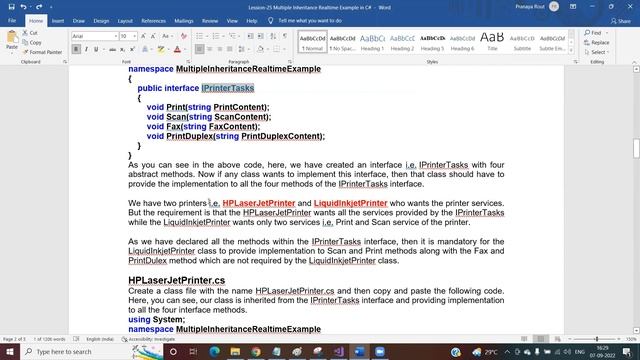 Multiple Inheritance Realtime Example in C#| CSharp Multiple Inheritance Realtime Example смотреть онлайн