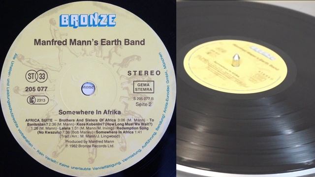 Tribal Statistic - Manfred Mann's Earth Band 1982 Somewhere in Afrika
LP 12 Vinyl Disk HD 1080pVideo
