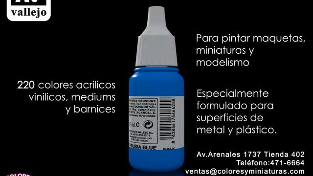 Colores y Miniaturas Model Color Acrylicos Vallejo смотреть онлайн