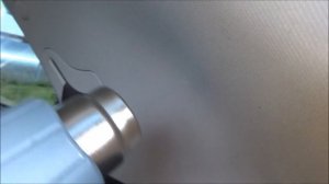 Удаляю царапины на пластике.