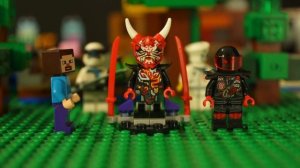 Лего Ниндзяго Маски ОНИ и Лего Нубик Майнкрафт LEGO Minecraft