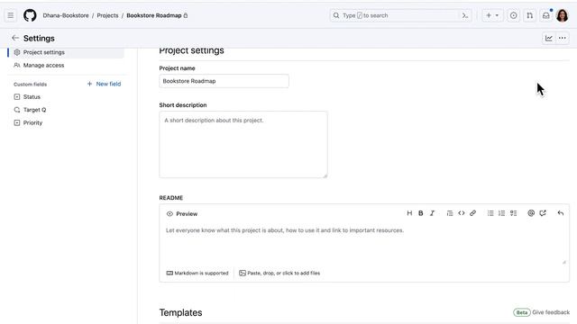 Use GitHub Project templates to share Projects practices amongst your teams