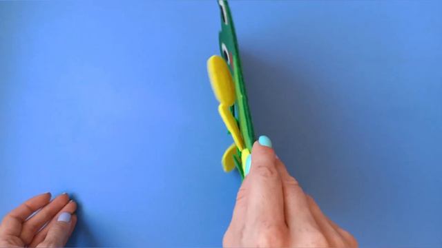 Игра "крестики-нолики" Лягушонок из фетра смотреть онлайн