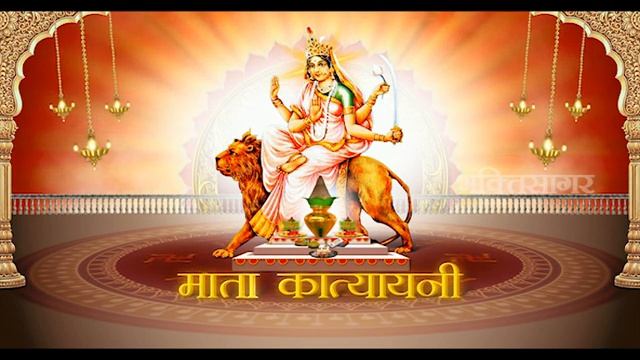 Navratri Utsav 2023  Shashthi Divas  Mata Katyayani Navratri Day 6  Bhaktisgartv