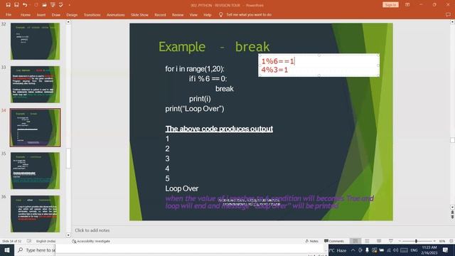Jump Statements (break and continue) | Loops in Python | CBSE Class - XI (Computer Science )