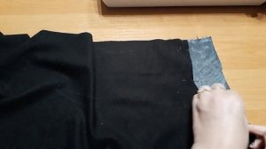 Боковой карман с отрезным бочком. Полная технология обработки пошагово.mp4