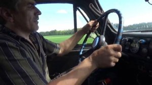 Замер расхода топлива на дизельном ГАЗ-63, Поездка в деревню.