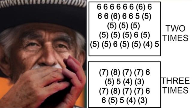 CANCIÓN DEL MARIACHI ON HARMONICA ( CHROMATIC ), ARMÓNICA CROMÁTICA, TABS, GAITA DE BOCA MUNDHARMON смотреть онлайн