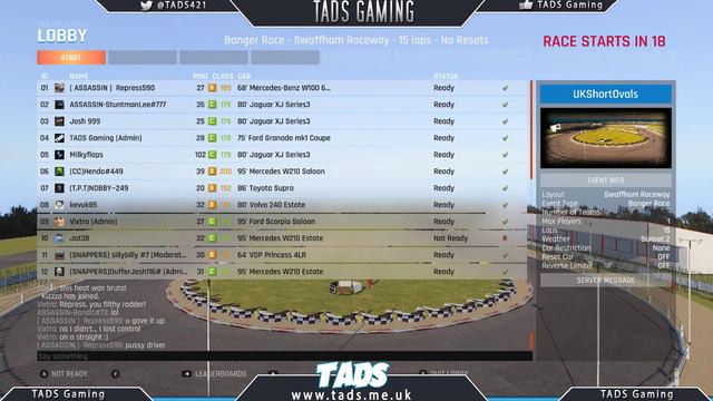 Wreckfest Online Bangers Live 24 Car Server! смотреть онлайн