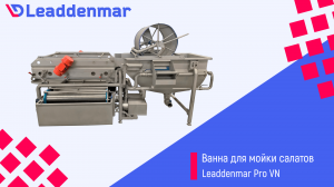 Линия для мойки салатов, легких овощей, фруктов, в составе Leaddenmar Pro VN