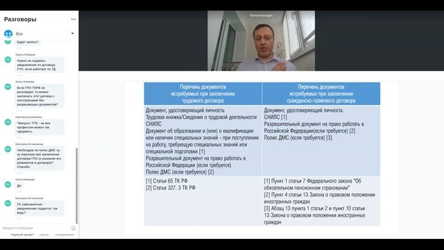«Оформление иностранцев по договору ГПХ: можно или нельзя?» смотреть онлайн
