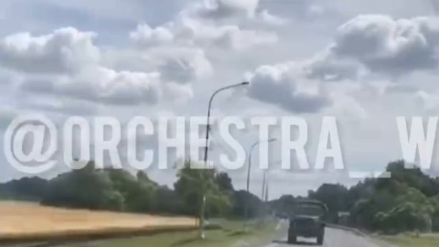 ??⚡Это уже одиннадцатая колонна ЧВК "Вагнер", направляющаяся на новое место дислокации в Беларуси⚡