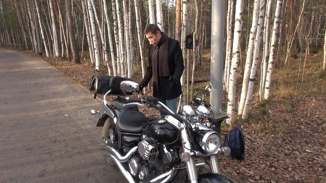YAMAHA XVS950A MIDNIGHT STAR! Диванный обзор от мамкиного байкера (часть 1) смотреть онлайн