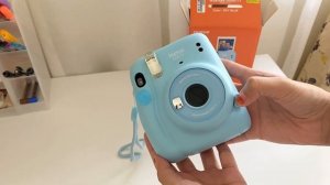 unboxing instax mini 11!! // sky blue ☁️❄️?