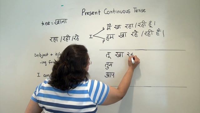 Hindi Grammar: The present continuous tense смотреть онлайн