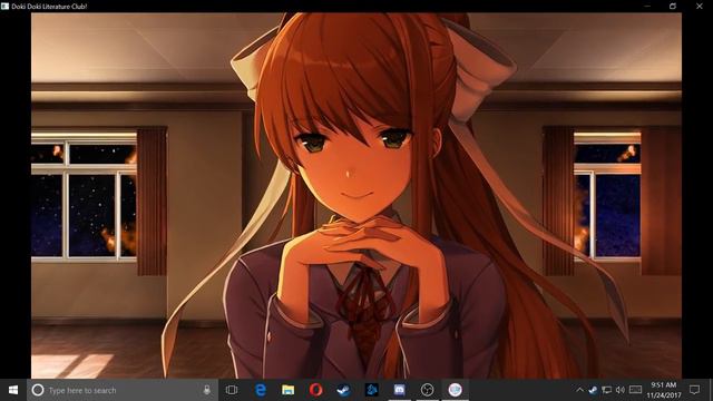 Doki Doki Literature Club - The Monika Jump Scare смотреть онлайн