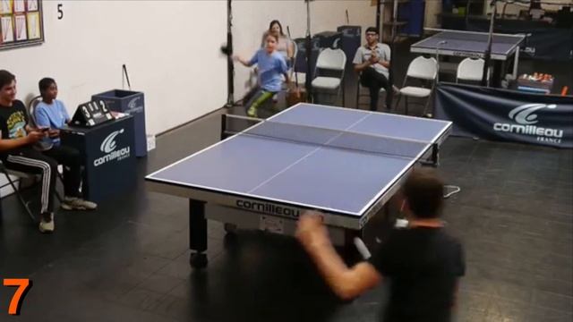 LA Ping Pong League - Top 10 Points of 2016 Season смотреть онлайн