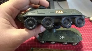 БТР масштаб 1:43 СССР