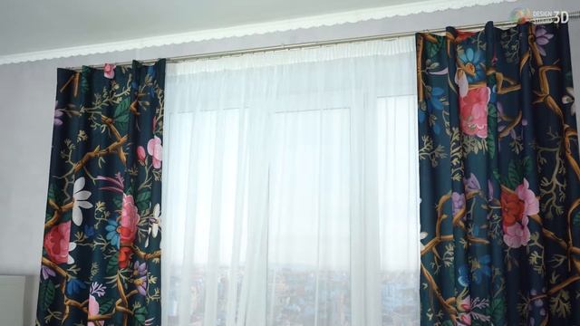 3D Фотошторы «Викторианский сад в темных тонах» смотреть онлайн