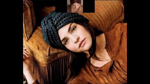 Вязаная шапка тюрбана спицами.Чалма тюрбан