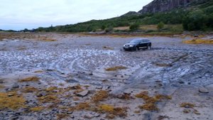 Driving my Audi A6 C5 Allroad into a Fjord in Norway