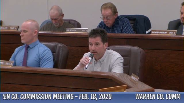 WARREN CO COMMISSION MEETING - FEB 2020