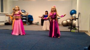 Танец, открытый урок по восточным детским танцам