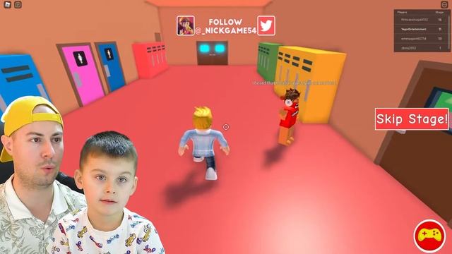 ВЫГНАЛИ ИЗ ШКОЛЫ в ROBLOX совершаем ПОБЕГ ИЗ ШКОЛЫ Роблокс мульт герой от ИГРАЗАВР детский летсплей смотреть онлайн