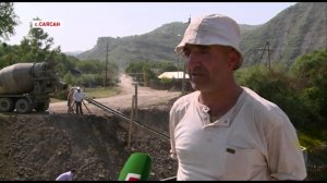 В селении Саясан Ножай-Юртовского района ведутся работы по восстановлению дорожной сети