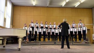 Е.Подгайц " Москва как много в этом зуке"мл.хор PrimaVera. рук.И Ходнева,конц.А.Станева