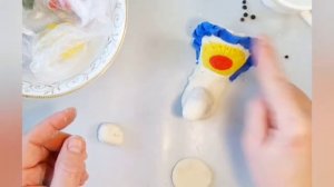 Как из солёного теста слепить дымковскую игрушку