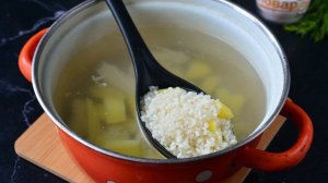 Диетический суп с рисом