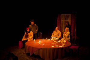 Спектакль Арх. молодеж.. театра (театр Панова) «Жиды города Питера, или невесёлые беседы при свечах»