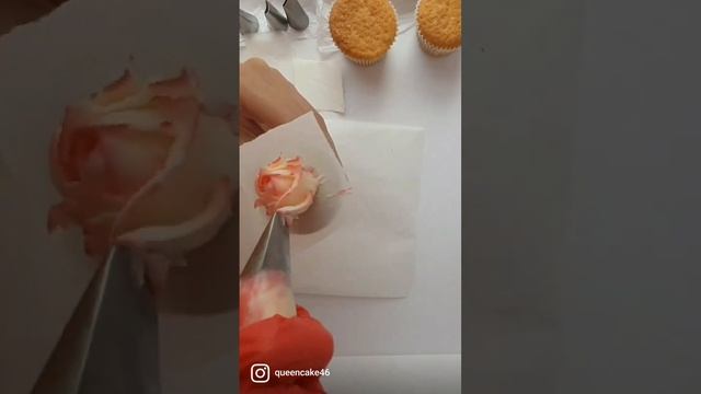 #кремовая флористика. Очень вкусный крем!