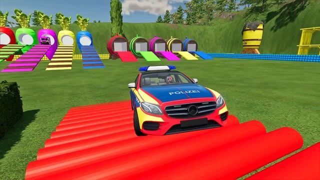 TRANSPORTING FIRE BRIGADE, AMBULANCE & POLICE CARS WITH MACK TRUCKS! Farming Simulator 22 смотреть онлайн